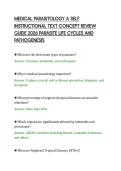 MEDICAL PARASITOLOGY A SELF&NewLine;INSTRUCTIONAL TEXT CONCEPT REVIEW&NewLine;GUIDE 2026 PARASITE LIFE CYCLES AND&NewLine;PATHOGENESIS