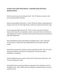 Security Forces Leader Study Material &ndash; Leadership Guide and Practice Questions Review