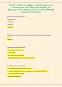 Exam 2 V2&colon; BIOS 252&sol; BIOS252 &vert; Questions and correct &NewLine;Answers &lpar;Latest 2026&sol; 2027 Update&rpar; Anatomy and &NewLine;Physiology II with Lab Review &vert; Grade A&vert; 100 OUT OF 100 &NewLine; &lpar;Accurate&rpar; -Chamberlain