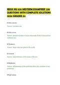 REGIS NU 650 MIDTERM EXAMPREP 230&NewLine;QUESTIONS WITH COMPLETE SOLUTIONS&NewLine;2026 GRADED A&plus;