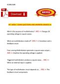 ATT Week 7 Exam &ndash; Exam Questions and Answers Graded A&plus;