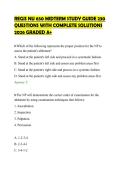 REGIS NU 650 MIDTERM STUDY GUIDE 230&NewLine;QUESTIONS WITH COMPLETE SOLUTIONS&NewLine;2026 GRADED A&plus;
