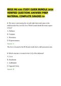REGIS NU 650 STUDY GUIDE BUNDLE 2026&NewLine;VERIFIED QUESTIONS ANSWERS PREP&NewLine;MATERIAL COMPLETE GRADED A&plus;
