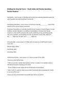 Briefings for Security Forces &ndash; Study Guide and Practice Questions Review Material