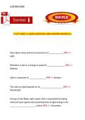 FC ATT Week 11 Exam &ndash; Exam Questions and Answers Graded A&plus;