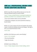 SERE 100 2 PROFESSIONAL REVIEW SHEET&NewLine;TESTED QUESTIONS MASTER FILE