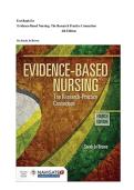Evidence-Based Nursing 4th Edition Brown Test Bank &vert; Research-Practice Connection&NewLine;&NewLine;