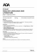 AQA A LEVEL ENGLISH LITERATURE MAY JUNE 2025 PAPER 2 QUESTION PAPER