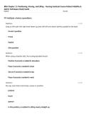 BNA Chapter 11&colon; Positioning&comma; Moving&comma; and Lifting &ndash; Nursing Assistant Course Patient Mobility & Safety Techniques Study Guide