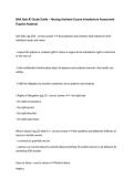 BNA Quiz -1 Study Guide &ndash; Nursing Assistant Course Introductory Assessment Practice Material