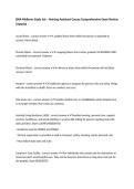 BNA Midterm Study Set &ndash; Nursing Assistant Course Comprehensive Exam Review Material