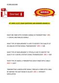 ATT Week 12 &lpar;ET&rpar; Exam &ndash; Exam Questions and Answers Graded A&plus;