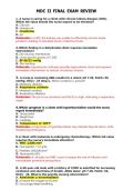 MDC 2 Final Exam Review&colon; Multidimensional Care II &ndash; Complete Study Guide & Practice Questions