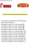 ATT Week 4 Test Exam &ndash; Exam Questions and Answers Graded A&plus;
