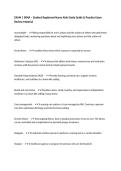 EXAM 1 SRNA &ndash; Student Registered Nurse Aide Study Guide & Practice Exam Review Material