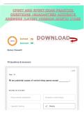 PACKAGE DEAL FOR THE RPSGT EXAM QUESTIONS &vert;GUARANTEED ACCURATE ANSWERS &vert;LATEST VERSION 2026&rsquo;27 &vert;COMPLETE &vert;VERIFIED
