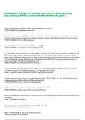  NR 601 FINAL EXAM LATEST 2025&sol;&NewLine;2026 UPDATE CHAMBERLAIN COLLEGE OF NURSING COMPLETE QUESTIONS AND ANSWERS RATED A&plus;&period;&NewLine;