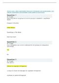 JURI 645 QUIZ - FIRST AMENDMENT ISSUES IN COPYRIGHTS AND TRADEMARKS &vert; 2026 UPDATE &vert; QUESTIONS AND ANSWERS &vert; WITH COMPLETE SOLUTIONS&period;