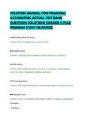 SOLUTION MANUAL FOR FINANCIAL&NewLine;ACCOUNTING ACTUAL TEST BANK&NewLine;QUESTIONS SOLUTIONS GRADED A PLUS&NewLine;PREMIUM STUDY RESOURCE&NewLine;
