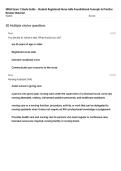 SRNA Exam 1 Study Guide &ndash; Student Registered Nurse Aide Foundational Concepts & Practice Review Material