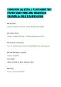 TAMU ISTM 210 EXAM 2 ASSESSMENT TEST&NewLine;PAPER QUESTIONS AND SOLUTIONS&NewLine;GRADED A&plus; FULL REVIEW GUIDE