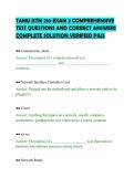 TAMU ISTM 210 EXAM 2 COMPREHENSIVE&NewLine;TEST QUESTIONS AND CORRECT ANSWERS&NewLine;COMPLETE SOLUTION VERIFIED PASS