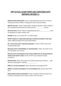NFP ACTUAL EXAM PAPER 2026 QUESTIONS WITH ANSWERS GRADED A&plus;