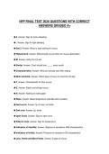 NFP FINAL TEST 2026 QUESTIONS WITH CORRECT ANSWERS GRADED A&plus;