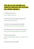 TCCC-MP 1708 TEST ANSWERS 2026&NewLine;COMPLETE QUESTIONS AND SOLUTIONS&NewLine;FULL REVIEW GRADED A&plus;