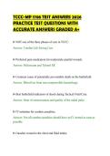 TCCC-MP 1708 TEST ANSWERS 2026&NewLine;PRACTICE TEST QUESTIONS WITH&NewLine;ACCURATE ANSWERS GRADED A&plus;