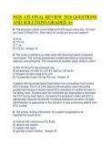 NGN ATI FINAL REVIEW 2026 QUESTIONS AND SOLUTIONS GRADED 1