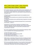 NHA CEHRS EXAM SCRIPT 2026 UPDATED QUESTIONS AND CORRECT ANSWERS&period;