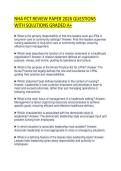 NHA PCT REVIEW PAPER 2026 QUESTIONS WITH SOLUTIONS GRADED A&period;