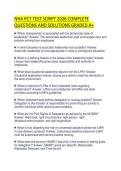 NHA PCT TEST SCRIPT 2026 COMPLETE QUESTIONS AND SOLUTIONS GRADED A&period;