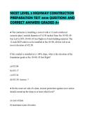 NICET&lowbar;LEVEL&lowbar;3&lowbar;HIGHWAY&lowbar;CONSTRUCTION&lowbar;PREPARATION&lowbar;TEST&lowbar;2026&lowbar;QUESTIONS&period;