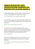 UWORLD NCLEX RN TEST 1 AND 2&NewLine;CERTIFICATION PREP WORKBOOK 2026&NewLine;QUESTIONS WITH SOLUTIONS GRADED A&plus;