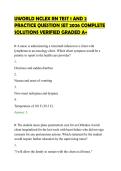 UWORLD NCLEX RN TEST 1 AND 2&NewLine;PRACTICE QUESTION SET 2026 COMPLETE&NewLine;SOLUTIONS VERIFIED GRADED A&plus;