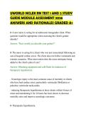 UWORLD NCLEX RN TEST 1 AND 2 STUDY&NewLine;GUIDE MODULE ASSESSMENT 2026&NewLine;ANSWERS AND RATIONALES GRADED A&plus;