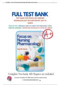Test Bank For Focus on Nursing Pharmacology 8th Edition by Karch&comma; 9781975100964&comma; All Chapters with Answers and Rationals&NewLine;