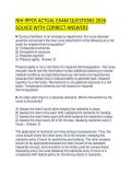 NIH IPPCR ACTUAL EXAM QUESTIONS 2026 SOLVED WITH CORRECT ANSWERS&period;