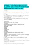 NSG 252 Final Exam Cram Sheet&colon; Over 100 Q&A &plus; Nursing Theories&comma; Ethical Principles & Clinical Reasoning &vert; NCLEX Prep for Nursing Students