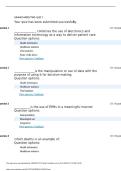 HIMA 410 Quiz 1 &ndash; Health Information Management &lpar;HIMA 410&rpar; &ndash; Quiz 1 Practice Questions & Study Review