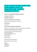 MED SURG FINAL EXAM STUDY GUIDE 2026-2027&colon; 119 Questions & Correct Answers &ndash; Adrenal&comma; Thyroid&comma; Diabetes&comma; DKA&sol;HHS&comma; Renal&comma; Cardiovascular&comma; Respiratory&comma; & Immune Disorders for Nursing Students