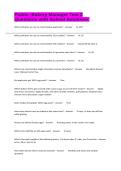 Publix -Bakery Manager Test 2 Questions with Solved Solutions&period;