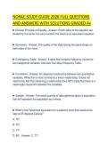NORAC STUDY GUIDE 2026 FULL QUESTIONS AND ANSWERS WITH SOLUTIONS GRADED A&period;