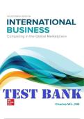 International Business Competing in the Global Marketplace 14th Edition &lpar;Hill&rpar; &vert; Complete Study Guide&comma; Chapter Notes & Practice Questions 2026