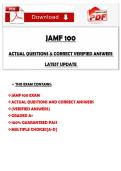JAMF 100 Exam &ndash; Actual Questions & Correct Verified Answers &lpar;Latest Update&rpar;&NewLine;&NewLine;