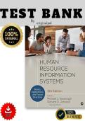 Full Test Bank for Human Resource Information Systems&colon; Basics&comma; Applications&comma; and Future Directions 4th Edition by Michael J&period; Kavanagh and Richard D&period; Johnson &lpar;2026&rpar; Complete Chapter-by-Chapter Coverage Verified Questions & Correct Answers Detailed Rational