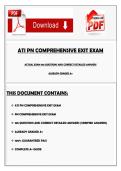 ATI PN Comprehensive Exit Exam &ndash; 180 Questions & Correct Detailed Answers &lpar;Latest A&plus; Guide&rpar; 2026&sol;2027&NewLine;&NewLine;