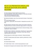 NR 547 CEA PREPARATION MANUAL 2026 PREMIUM QUESTIONS WITH VERIFIED SOLUTIONS&period;